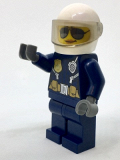 LEGO cty0739 Police - City Helicopter Pilot Female, Silver Sunglasses